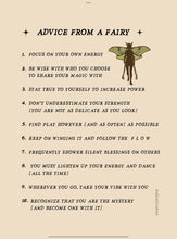 Load image into Gallery viewer, “Advice From A Fairy” | (the complete list) COLLECTION