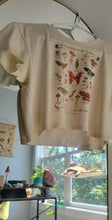 Load image into Gallery viewer, “I Am Always Evolving” Vintage-style Cropped Tee | (academic moths &amp; mushrooms) COLLECTION