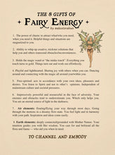 Load image into Gallery viewer, “The 8 Gifts of Fairy Energy” Matte List | (to channel and embody) COLLECTION