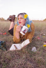 Load image into Gallery viewer, 💙🐝 “Trust Yourself” Double-Sided Mug (classic artwork from my bestselling oracle deck)