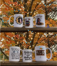 Load image into Gallery viewer, 💙🐝 “Trust Yourself” Double-Sided Mug (classic artwork from my bestselling oracle deck)