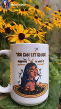 Load image into Gallery viewer, 💙🐝 “Trust Yourself” Double-Sided Mug (classic artwork from my bestselling oracle deck)