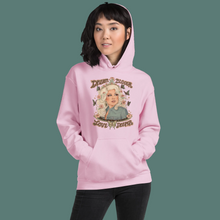 Load image into Gallery viewer, 💎🌸 “Doin' It Like Dolly” 🦋🌟 Soft n’ Cozy Hoodie in Beige or Pastel Pink | (st.judes benefits)