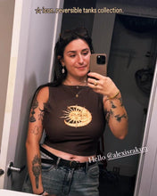 Load image into Gallery viewer, 🤎🌹 "Earth Angel" Tank Top (Reversible) | Aligned, Sexy &amp; Independent Energy