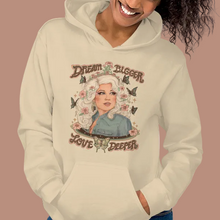 Load image into Gallery viewer, 💎🌸 “Doin' It Like Dolly” 🦋🌟 Soft n’ Cozy Beige Hoodie | (st.judes benefits)