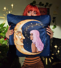 Load image into Gallery viewer, Dreamy “Strange Brilliance” Pillow | Designed By Alexis Rakun
