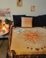 Load image into Gallery viewer, “Power of The Sun” Soft Blanket | Magic Vintage-Vibe 50 x 60 in