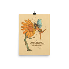 Load image into Gallery viewer, 🌻🧚🏾‍♀️ “The Flower &amp; The Bee-Fairy&quot; | (find those who inspire you to bloom)