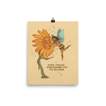 Load image into Gallery viewer, 🌻🧚🏾‍♀️ “The Flower &amp; The Bee-Fairy&quot; | (find those who inspire you to bloom)